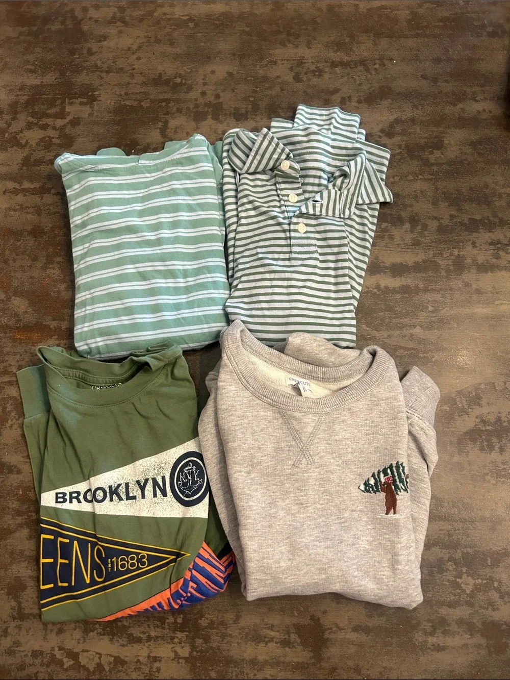 J. Crew Crewcuts Boys Size 10 Lot of 4 Cotton Shirts